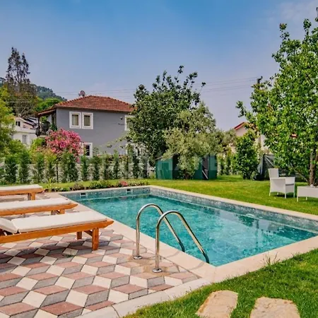 Outstanding Villa With Private Pool And Shared Orchard In Fethiye Villa *